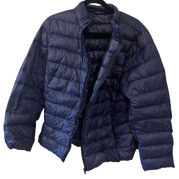 Blue Packable Down Jacket - Fits Size 16-18 (2X) - Picture 1 of 4